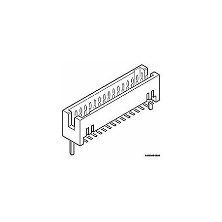 Fci Board Connector, 60 Contact(S), 2 Row(S), Male, Straight, 0.05 Inch Pitch, Surface Mount Terminal,  87401-130